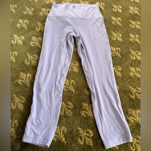 Lululemon align leggins in lavender. Size 6.